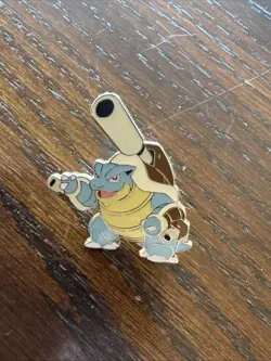 Blastoise GX Pin Collection Box Metal Enamel Pin 2019 Pokemon TCG - Image 1