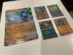 Pokemon Prismatic - Jumbo Lucario Tyranitar EX Premium Collection Stamp Promos - Image 1
