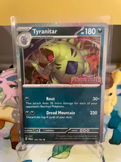 Pokemon Prismatic - Jumbo Lucario Tyranitar EX Premium Collection Stamp Promos - Image 4