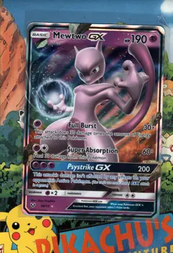 Pokemon TCG Mewtwo GX 39/73 Shining Legends Holo NM/M - Image 1