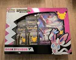 Pokemon TCG 25th Anniversary Celebrations Dark Sylveon V Collection Box | Sealed - Image 1