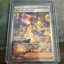 Acerola's Mischief 183/132 Pokemon TCG Me01: Mega Evolution Holo - Image 1