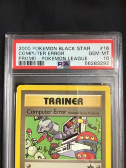 Pokemon Cards: Wizards Black Star Promo: Computer Error 16 PSA 10 - Image 3