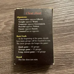 Illuminati 1995 INWO New World Order Unlimited Starter deck Pack Card Game USED - Image 2