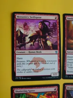 Monastery Swiftspear,Vadalblast,Dragon Tempest,Shattering SPree MTG 4 Card. - Image 4