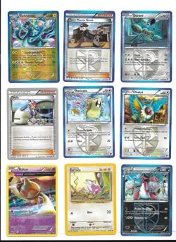 Mid Era Pokemon TCG Player Lot 9 cards - Image 1