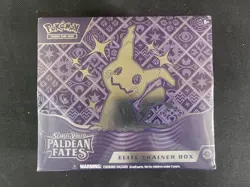 Pokemon Cards Paldean Fates Factory Sealed ETB S&V Mimikyu Ultra Rare - Image 1