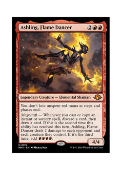 Magic the Gathering MTG MH3 Ashling, Flame Dancer 115 Regular Near Mint - Image 1