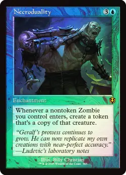 Necroduality Foil Retro Frame Innistrad Remastered NM MTG - Image 1