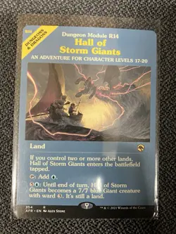 Magic The Gathering MTG - Hall of Storm Giants (Dungeon Module) Showcase - AFR - Image 1