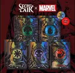 SECRET LAIR X MARVEL'S SPIDER-MAN: MANA SYMBIOTE RAISED FOIL EDITION Preorder - Image 1
