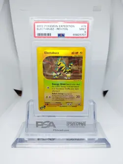 Pokemon Expedition Electabuzz Reverse Holo 76/165 Psa 9 - Image 1