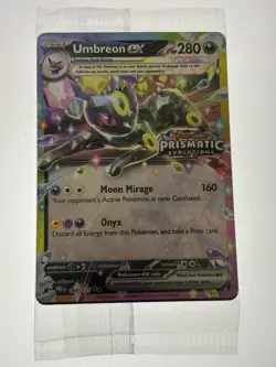Umbreon ex 60/131 Stamped Sealed Pokemon TCG Prismatic Evolutions Promo - Image 1