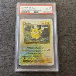 2002 Pokemon Pikachu Reverse Foil Legendary Collection #86 PSA 6 - Image 1