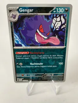 Pokemon Karte Gengar reverse holo Deutsch 057/091 Paldeas Schicksale - Image 1