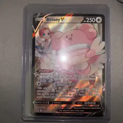 Pokemon TCG Blissey v Holo Silver Tempest TG22/TG30 Ultra Rare - Near Mint - Image 1