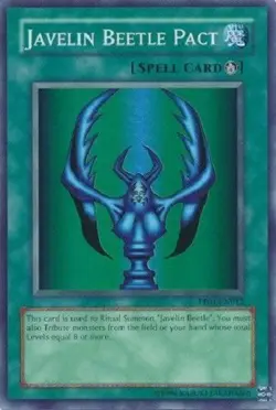 Javelin Beetle Pact - PP01-EN012 - Super Rare Yugioh - Image 1