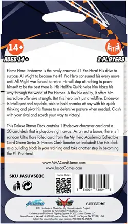 My Hero Academia Collectible Card Game: Endeavor Deluxe Starter Deck - Image 2