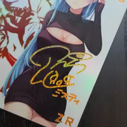FANTASY SHRINE Re:Zero REM Anime Collectible Signed Style HolofoiI Card R116 - Image 4