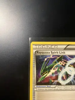 Rayquaza Spirit Link Trainer Pokemon Card 87/108 XY Roaring Skies - Image 2
