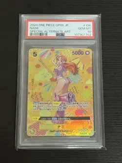 One Piece Card Nami Special SR OP08-106 PSA10 Rare Collector Edition - Image 1