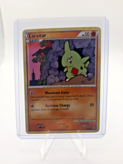Larvitar 50/95 Unleashed Card Pokemon TCG Common Non-Holo Trading Card Game - Image 1
