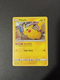 Pikachu SM157 Black Star Promo Sun and Moon Pokemon Card NM - Image 1