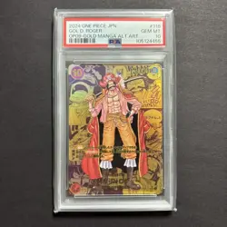 One Piece Card Gol D Roger Comic Super Parallel OP09-118 PSA10 Rare - Image 1