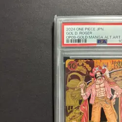 One Piece Card Gol D Roger Comic Super Parallel OP09-118 PSA10 Rare - Image 3