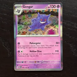 Gengar 094/165 Pokemon 151 Scarler & Violet Holo Rare Card NM - Image 1