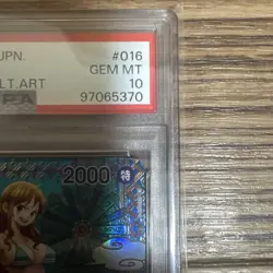One Piece Card Nami RSP OP01-016 PSA10 New Era Rare Single Collectible - Image 3