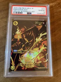One Piece Card Ace SP ST13-011 PSA10 Special SR Master Bonds OP12 - Image 1