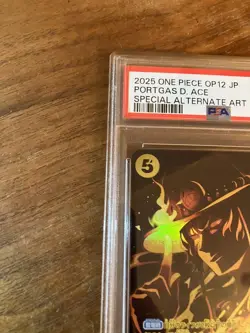 One Piece Card Ace SP ST13-011 PSA10 Special SR Master Bonds OP12 - Image 2