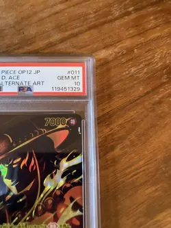 One Piece Card Ace SP ST13-011 PSA10 Special SR Master Bonds OP12 - Image 4