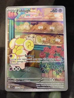 Fidough 213/198 SV01: Scarlet & Violet Base Set Holo Pokemon Card Full Art - Image 1