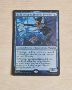 Lady Octopus, Inspired Inventor #0035 Foil Rare Card - MTG Marvel Spiderman 2025 - Image 1
