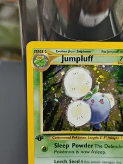 Pokemon Card: Neo Genesis 1st Edition Rare Holo: Jumpluff 7/111 - Image 3