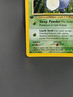 Pokemon Card: Neo Genesis 1st Edition Rare Holo: Jumpluff 7/111 - Image 4