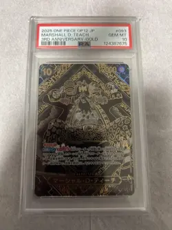 One Piece Marshall D Teach Gold PSA10 Disciples Bond Special Card - Image 1