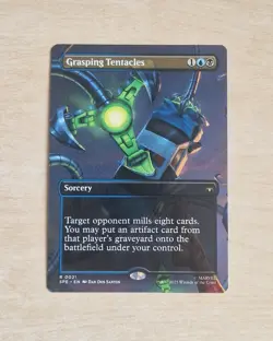 Grasping Tentacles #0021 Rare Borderless Card - MTG Marvel Spiderman 2025 - Image 1