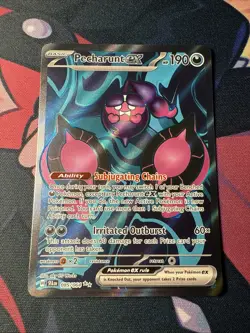 Pokemon TCG Shrouded Fable Pecharunt EX Full Art Ultra Rare Card 085/064 - Image 1