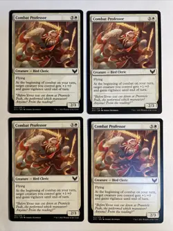 4x Mtg Strixhaven Combat Professor NM/M Magic The Gathering - Image 1