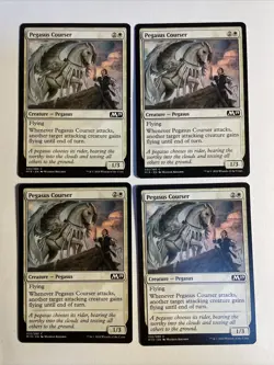 4x Mtg Core Set 2019 M19 Pegasus Courser NM Magic The Gathering - Image 1
