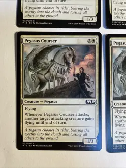 4x Mtg Core Set 2019 M19 Pegasus Courser NM Magic The Gathering - Image 2