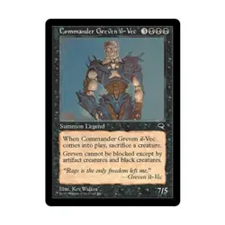WOTC MtG Tempest Commander Greven il-Vec (R) EX - Image 1