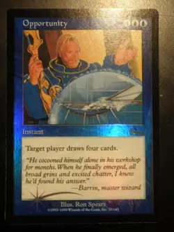 mtg magic opportunity FOIL urza's legacy ENGLISH occasion inesperee heritage - Image 1