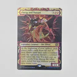 Plargg and Nassari NM Halo Foil #202 MTG Macrh of the Machine: The Aftermath - Image 1