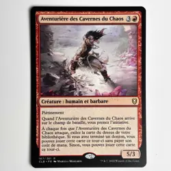 AVENTURIERE DES CAVERNES DU CHAOS MTG CLB - CARTE MAGIC THE GATHERING FR NEUF - Image 1