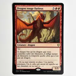 DRAGON ROUGE FURIEUX MTG CLB - CARTE MAGIC THE GATHERING FR NEUF - Image 1