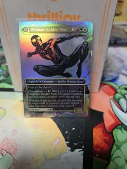 Marvel Spider-Man Miles Morales / Ultimate Spider-Man Borderless FOIL 200 MTG - Image 2